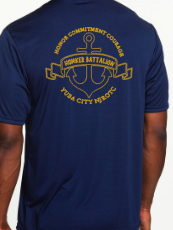 Hooyah Honker Battalion dri-fit shirt (front and back design!)