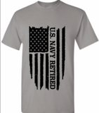 Navy Retired Flag T-Shirt