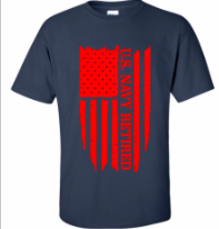 Navy Retired Flag T-Shirt