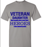 Veteran Daughter T-shirt